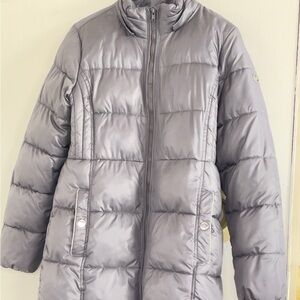 Michael Kors…Silver Puffer Jacket size S